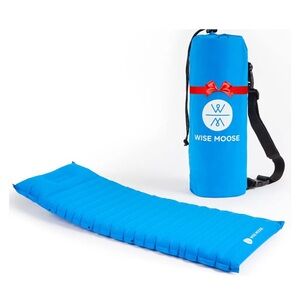 Wise Moose Blue Inflatable Sleeping Pad